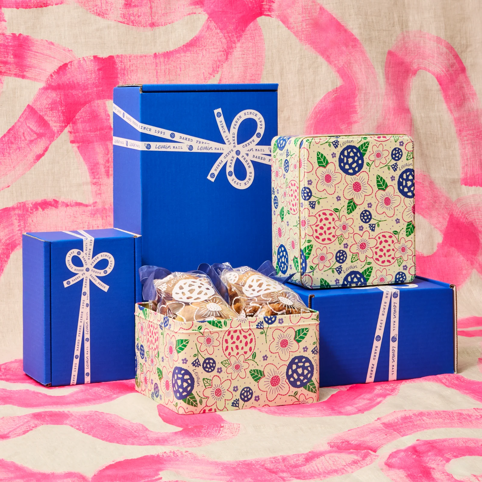 Floral Cookie Tin Gift Set - Image 3